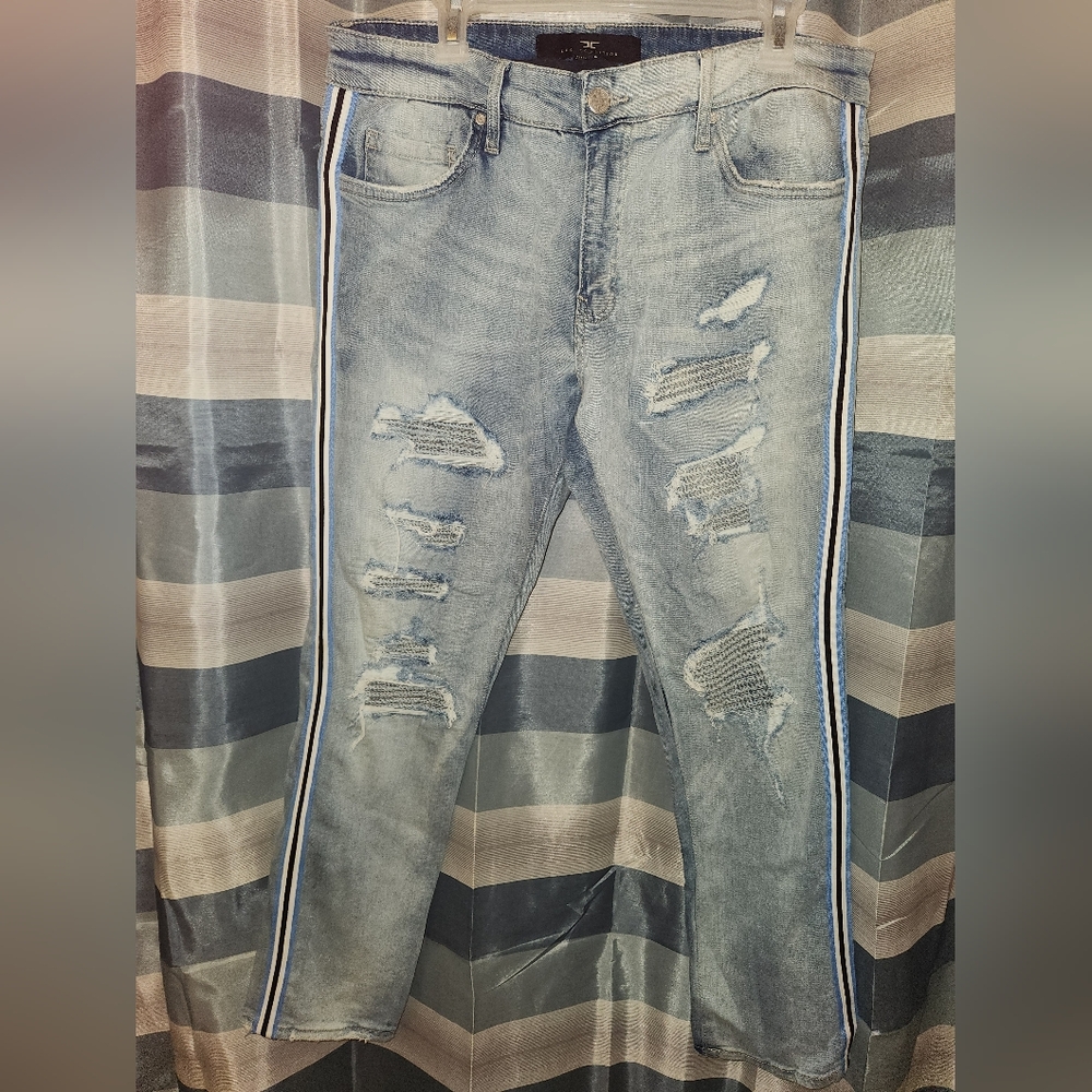 36X30 Jordan Craig Legacy Edition Sean Jeans,Slim,Distressed,Mens,Designer